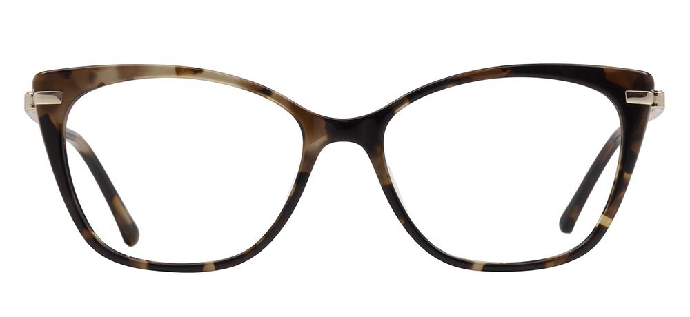 CARETTA CRTTA 7612-C.04 Optik Genç Kadın Çekik Çerçeveli Asetat - 1