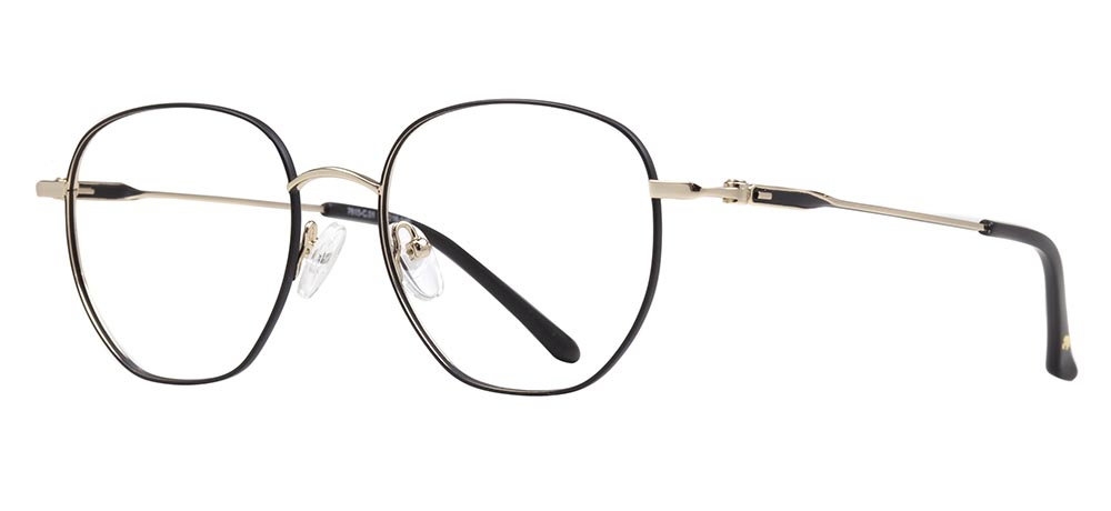 CARETTA CRTTA 7615-C.01 Optik Genç Kadın Köşeli Çerçeveli Titanyum - 2