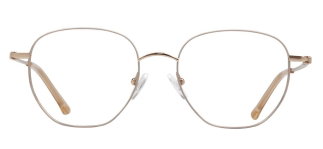 CARETTA CRTTA 7615-C.02 Optik Genç Kadın Köşeli Çerçeveli Titanyum - CARETTA