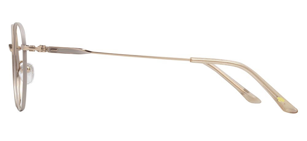 CARETTA CRTTA 7615-C.02 Optik Genç Kadın Köşeli Çerçeveli Titanyum - 3