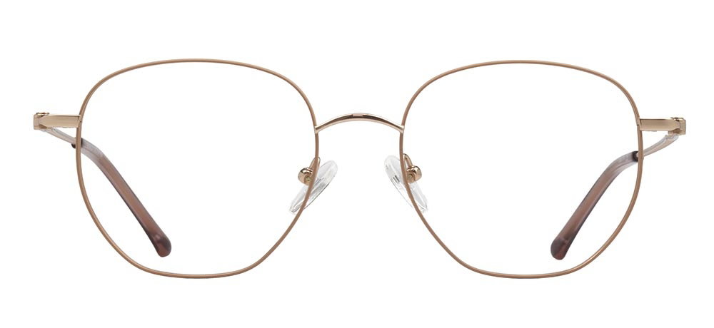 CARETTA CRTTA 7615-C.03 Optik Genç Kadın Köşeli Çerçeveli Titanyum - 1