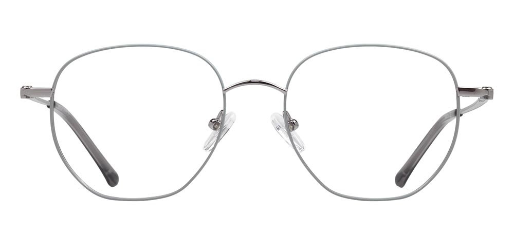 CARETTA CRTTA 7615-C.04 Optik Genç Kadın Köşeli Çerçeveli Titanyum - 1