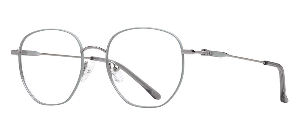 CARETTA CRTTA 7615-C.04 Optik Genç Kadın Köşeli Çerçeveli Titanyum - 2