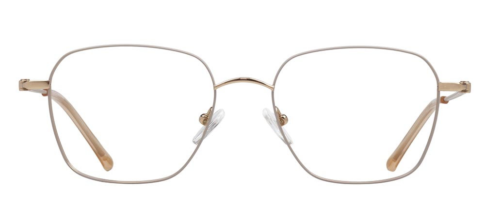 CARETTA CRTTA 7616-C.02 Optik Genç Kadın Köşeli Çerçeveli Titanyum - 1
