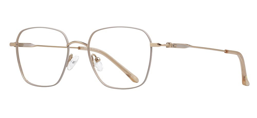 CARETTA CRTTA 7616-C.02 Optik Genç Kadın Köşeli Çerçeveli Titanyum - 2