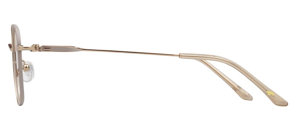 CARETTA CRTTA 7616-C.02 Optik Genç Kadın Köşeli Çerçeveli Titanyum - 3