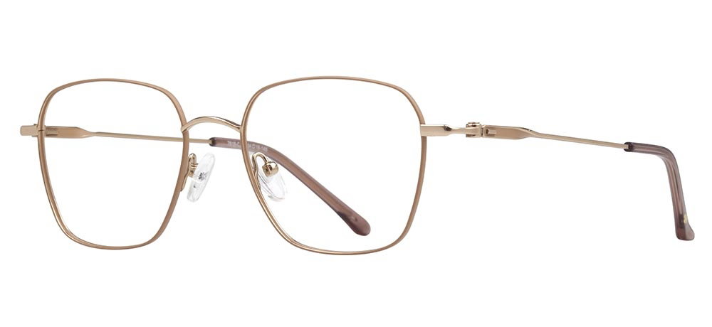 CARETTA CRTTA 7616-C.03 Optik Genç Kadın Köşeli Çerçeveli Titanyum - 2