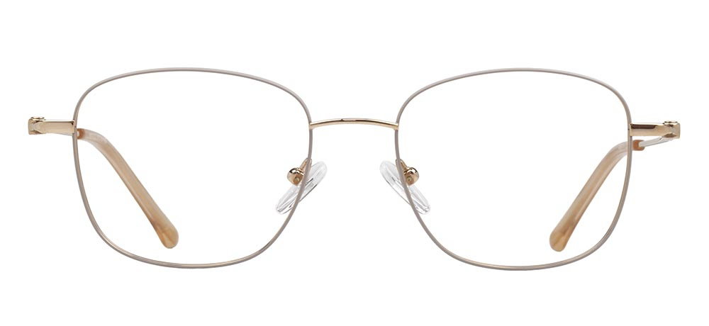 CARETTA CRTTA 7617-C.02 Optik Genç Kadın Köşeli Çerçeveli Titanyum - 1