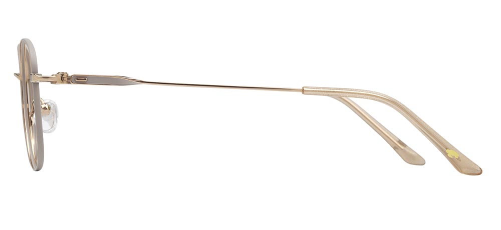 CARETTA CRTTA 7617-C.02 Optik Genç Kadın Köşeli Çerçeveli Titanyum - 3