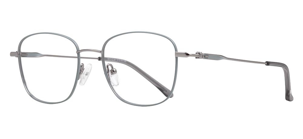 CARETTA CRTTA 7617-C.04 Optik Genç Kadın Köşeli Çerçeveli Titanyum - 2
