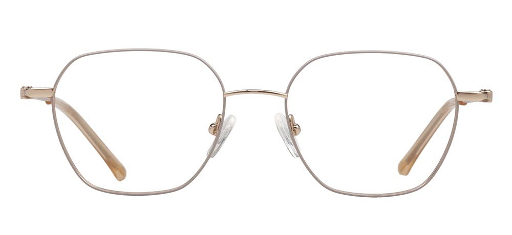 CARETTA CRTTA 7618-C.02 Optik Genç Kadın Köşeli Çerçeveli Titanyum - 1