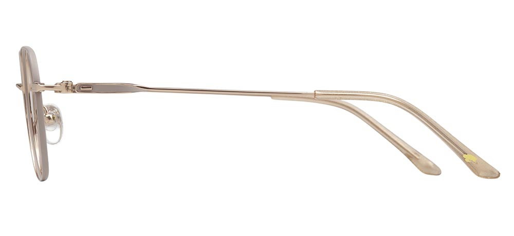 CARETTA CRTTA 7618-C.02 Optik Genç Kadın Köşeli Çerçeveli Titanyum - 3