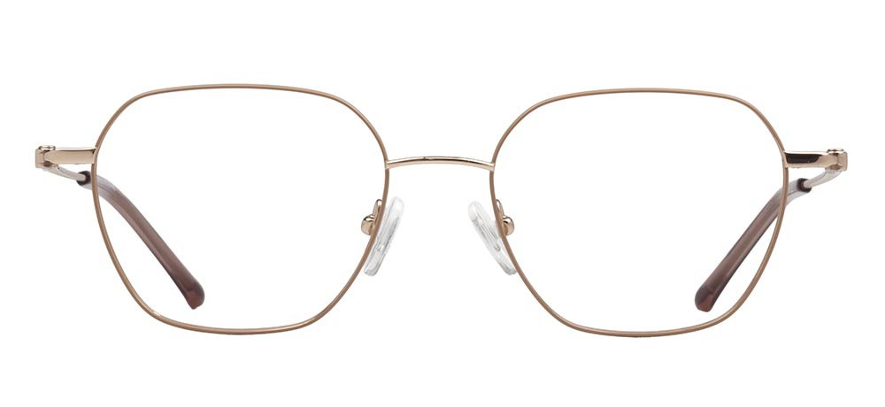 CARETTA CRTTA 7618-C.03 Optik Genç Kadın Köşeli Çerçeveli Titanyum - 1