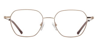 CARETTA CRTTA 7618-C.03 Optik Genç Kadın Köşeli Çerçeveli Titanyum - CARETTA