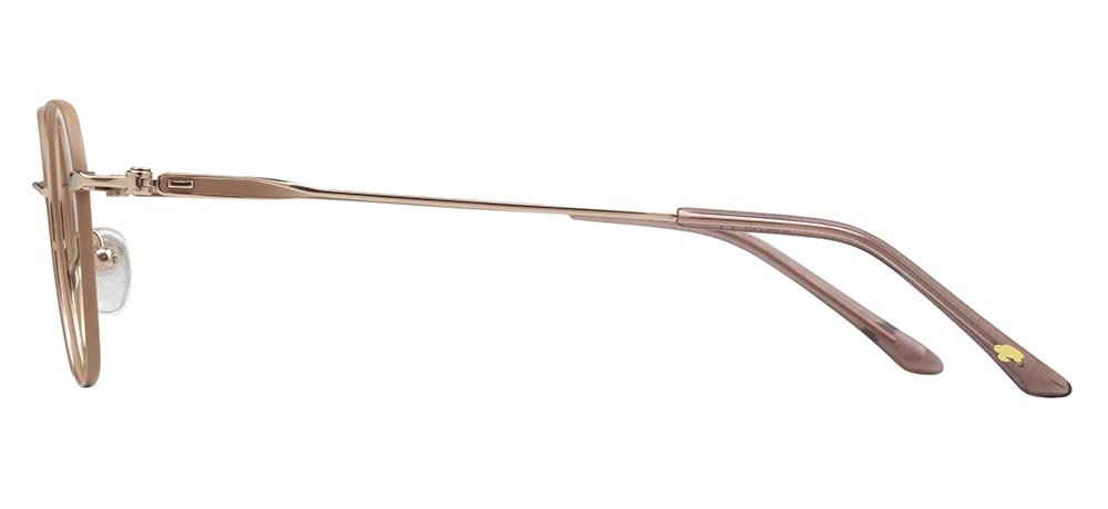 CARETTA CRTTA 7618-C.03 Optik Genç Kadın Köşeli Çerçeveli Titanyum - 3