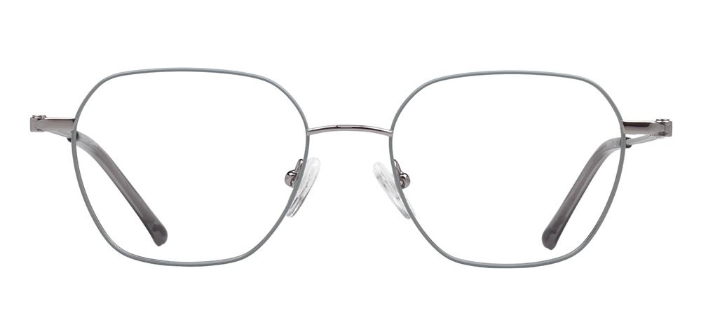 CARETTA CRTTA 7618-C.04 Optik Genç Kadın Köşeli Çerçeveli Titanyum - 1