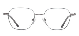 CARETTA CRTTA 7618-C.04 Optik Genç Kadın Köşeli Çerçeveli Titanyum - CARETTA
