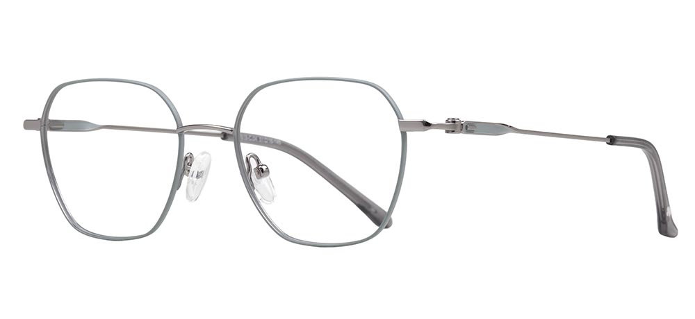 CARETTA CRTTA 7618-C.04 Optik Genç Kadın Köşeli Çerçeveli Titanyum - 2