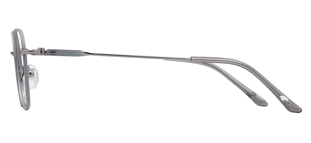 CARETTA CRTTA 7618-C.04 Optik Genç Kadın Köşeli Çerçeveli Titanyum - 3