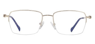 CARETTA CRTTA 7622-C.01 Optik Genç Erkek,Kadın,Unisex Köşeli Yarım Çerçeveli Titanyum - CARETTA