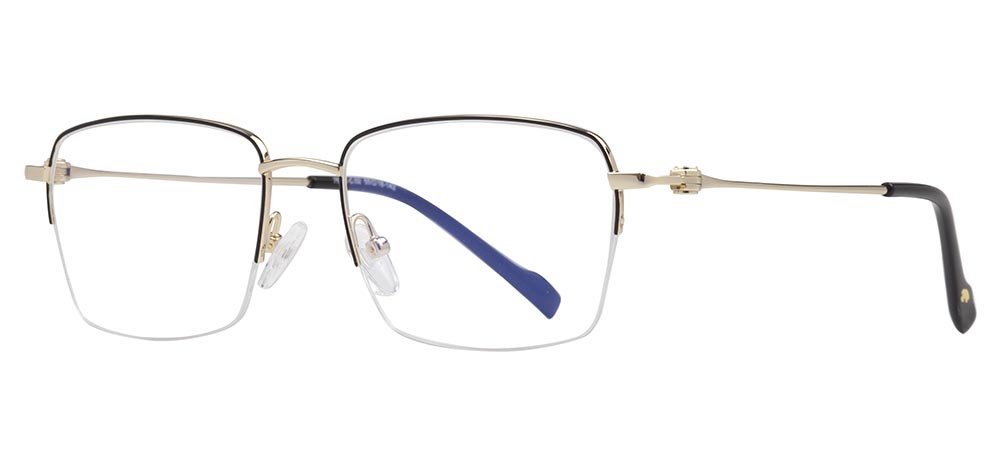 CARETTA CRTTA 7622-C.02 Optik Genç Erkek,Kadın,Unisex Köşeli Yarım Çerçeveli Grilamid TR90 - 2