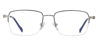 CARETTA CRTTA 7622-C.03 Optik Genç Erkek,Kadın,Unisex Köşeli Yarım Çerçeveli Titanyum 
