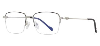 CARETTA CRTTA 7622-C.03 Optik Genç Erkek,Kadın,Unisex Köşeli Yarım Çerçeveli Titanyum - CARETTA (1)