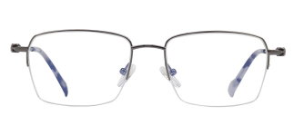 CARETTA CRTTA 7622-C.04 Optik Genç Erkek,Kadın,Unisex Köşeli Yarım Çerçeveli Titanyum - CARETTA