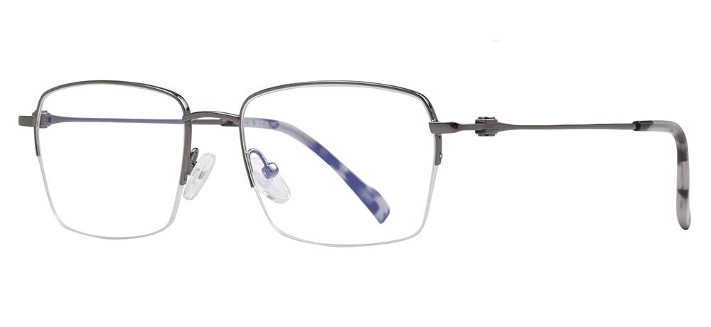 CARETTA CRTTA 7622-C.04 Optik Genç Erkek,Kadın,Unisex Köşeli Yarım Çerçeveli Titanyum - 2