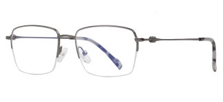 CARETTA CRTTA 7622-C.04 Optik Genç Erkek,Kadın,Unisex Köşeli Yarım Çerçeveli Titanyum - CARETTA (1)