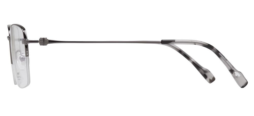 CARETTA CRTTA 7622-C.04 Optik Genç Erkek,Kadın,Unisex Köşeli Yarım Çerçeveli Titanyum - 3