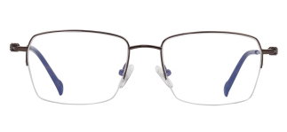 CARETTA CRTTA 7622-C.06 Optik Genç Erkek,Kadın,Unisex Köşeli Yarım Çerçeveli Titanyum - CARETTA