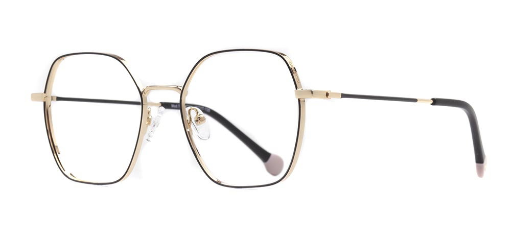 CARETTA CRTTA 7632-C.01 Optik Genç Kadın Geometrik Çerçeveli Titanyum - 2