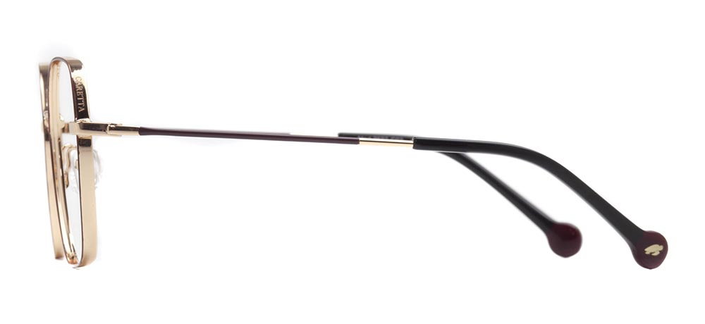 CARETTA CRTTA 7632-C.02 Optik Genç Kadın Geometrik Çerçeveli Titanyum - 3