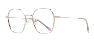 CARETTA CRTTA 7632-C.03 Optik Genç Kadın Geometrik Çerçeveli Titanyum - CARETTA (1)