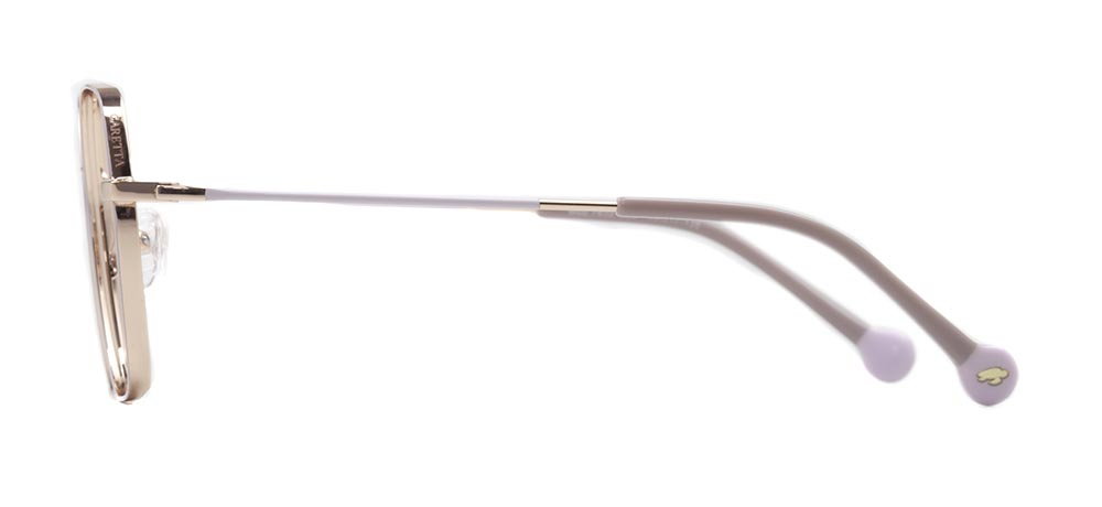 CARETTA CRTTA 7632-C.03 Optik Genç Kadın Geometrik Çerçeveli Titanyum - 3