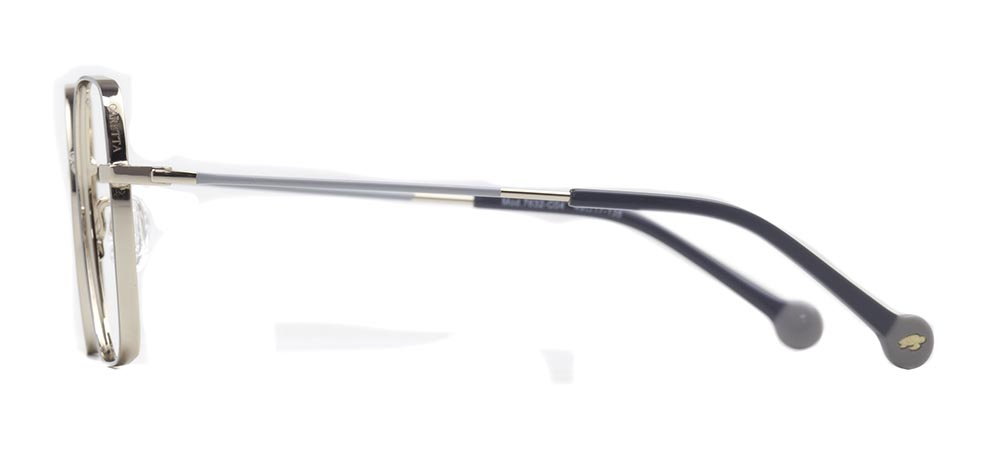 CARETTA CRTTA 7632-C.04 Optik Genç Kadın Geometrik Çerçeveli Titanyum - 3