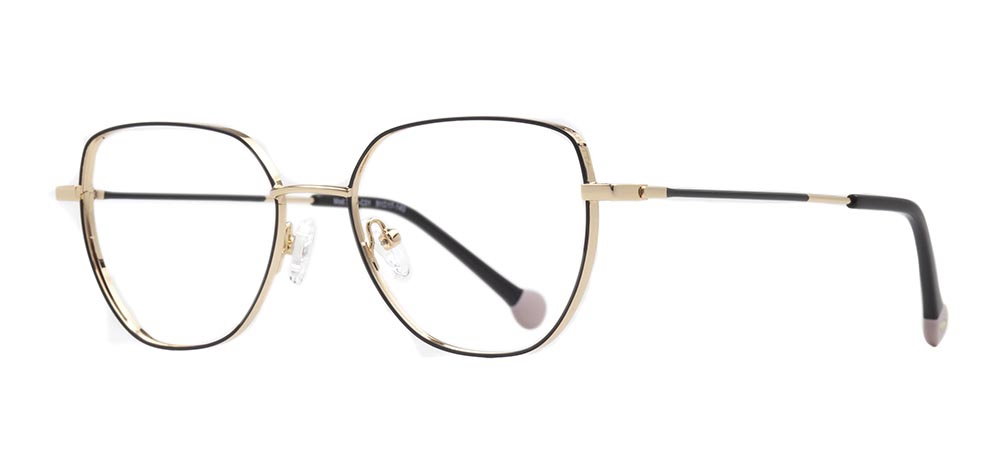 CARETTA CRTTA 7633-C.01 Optik Genç Kadın Geometrik Çerçeveli Titanyum - 2