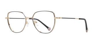 CARETTA CRTTA 7633-C.01 Optik Genç Kadın Geometrik Çerçeveli Titanyum - CARETTA (1)