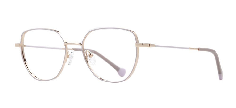 CARETTA CRTTA 7633-C.03 Optik Genç Kadın Geometrik Çerçeveli Titanyum - 2