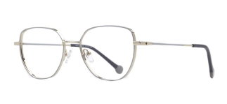 CARETTA CRTTA 7633-C.04 Optik Genç Kadın Geometrik Çerçeveli Titanyum - CARETTA (1)
