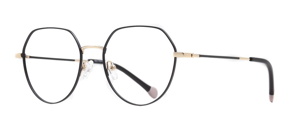 CARETTA CRTTA 7634-C.01 Optik Genç Kadın Geometrik Çerçeveli Titanyum - 2