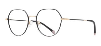 CARETTA CRTTA 7634-C.01 Optik Genç Kadın Geometrik Çerçeveli Titanyum - CARETTA (1)
