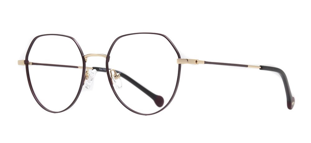 CARETTA CRTTA 7634-C.02 Optik Genç Kadın Geometrik Çerçeveli Titanyum - 2