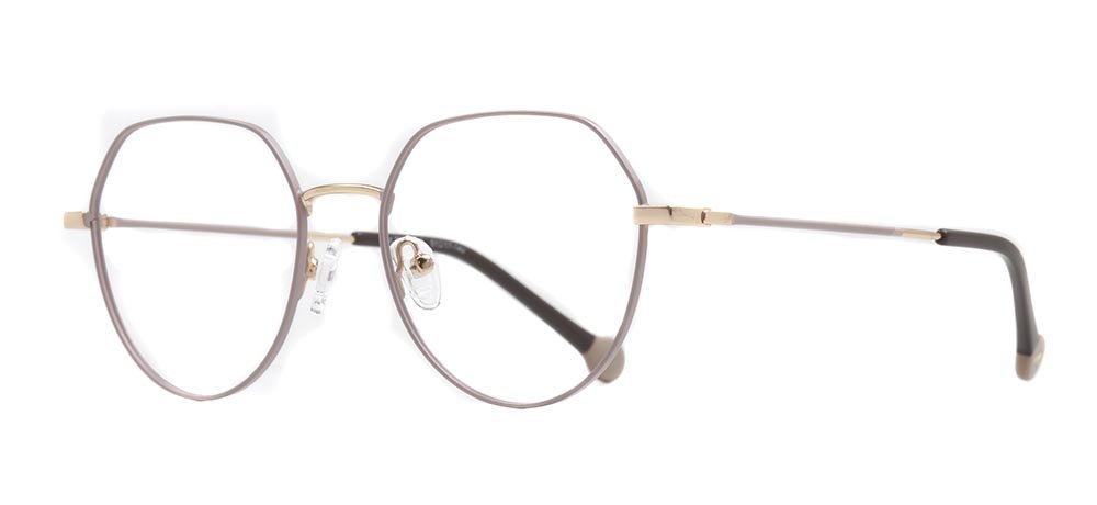 CARETTA CRTTA 7634-C.03 Optik Genç Kadın Geometrik Çerçeveli Titanyum - 2
