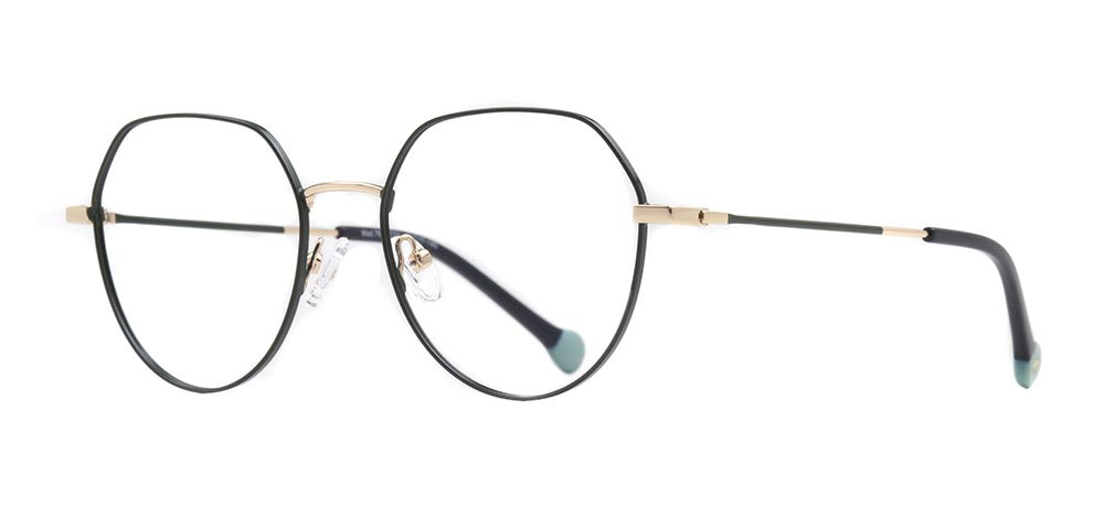 CARETTA CRTTA 7634-C.04 Optik Genç Kadın Geometrik Çerçeveli Titanyum - 2