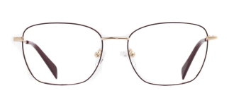 CARETTA CRTTA 7636-C.02 Optik Genç Kadın Yarı-Oval Çerçeveli Titanyum 