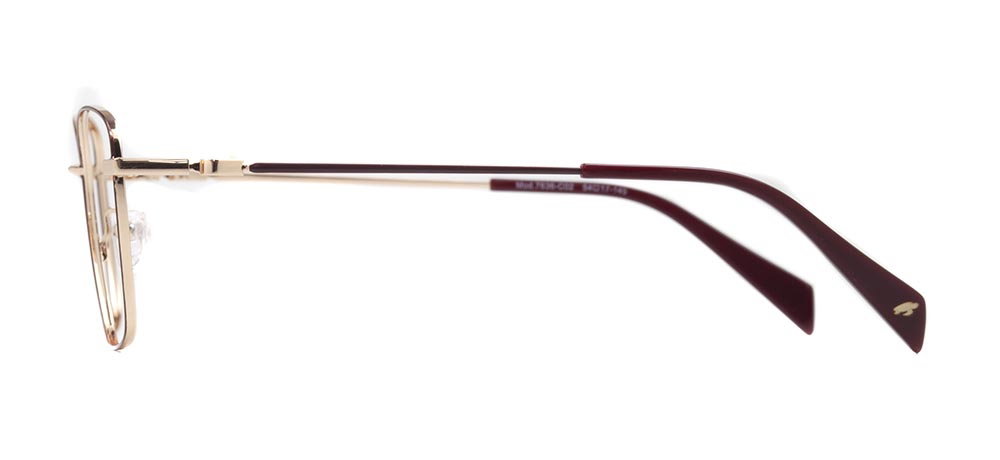 CARETTA CRTTA 7636-C.02 Optik Genç Kadın Yarı-Oval Çerçeveli Titanyum - 3