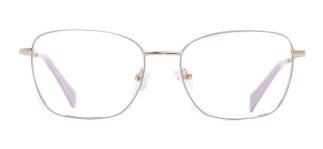 CARETTA CRTTA 7636-C.03 Optik Genç Kadın Yarı-Oval Çerçeveli Titanyum 