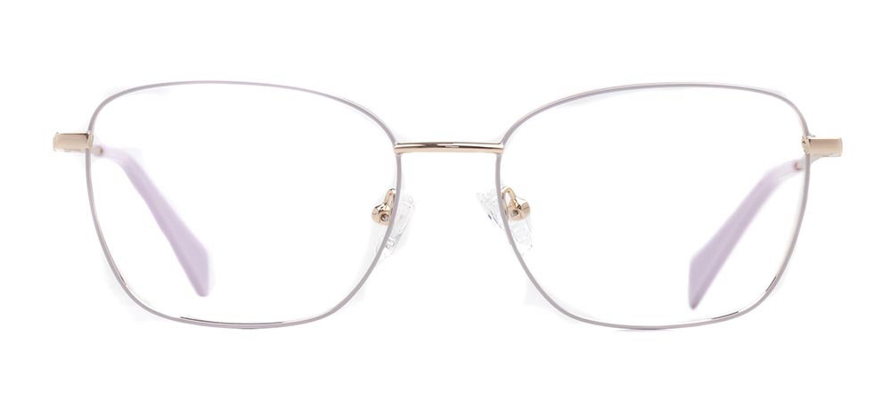 CARETTA CRTTA 7636-C.03 Optik Genç Kadın Yarı-Oval Çerçeveli Titanyum - 1